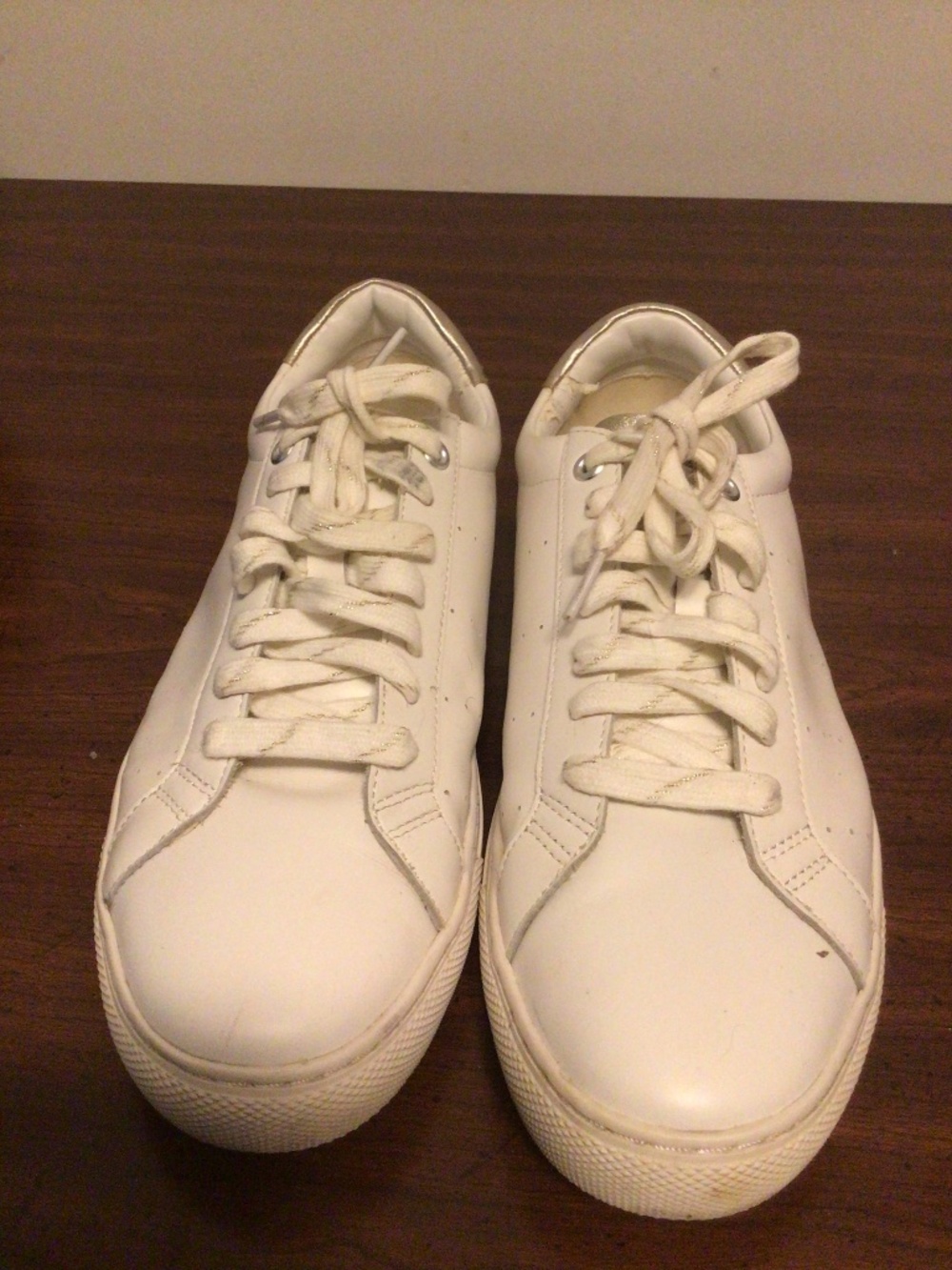 J.Crew leather sneakers casual wear soft SZ 10 sock lining leather  SZ 10